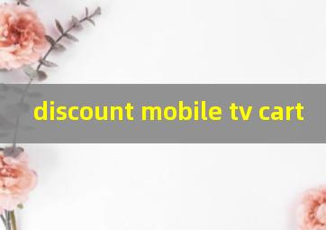 discount mobile tv cart
